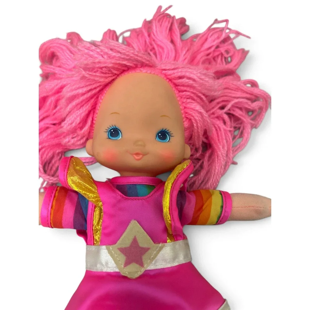Vintage 1983 Hallmark Rainbow Brite TICKLED PINK Plush Doll RARE HTF with boots